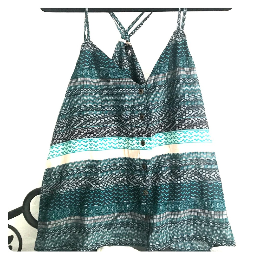 O’Neill top size L cute blue pattern